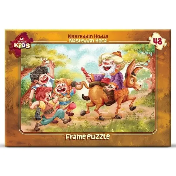 Art Çocuk Puzzle Nasrettin Hoca 48 Parça