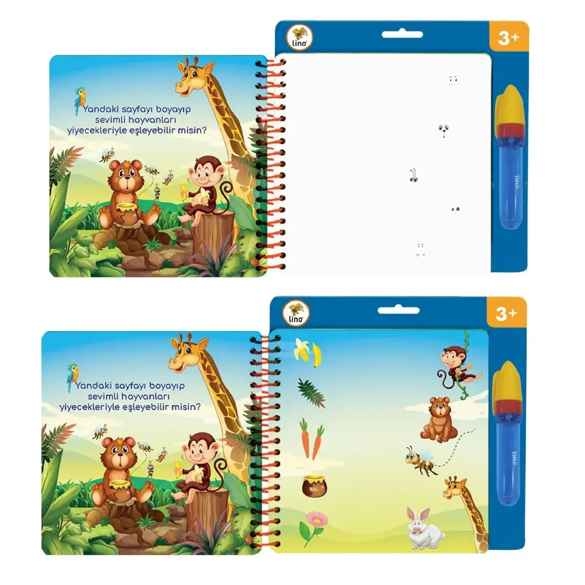 Lino Aqua Sihirli Boyama Kitabı Oyunlar