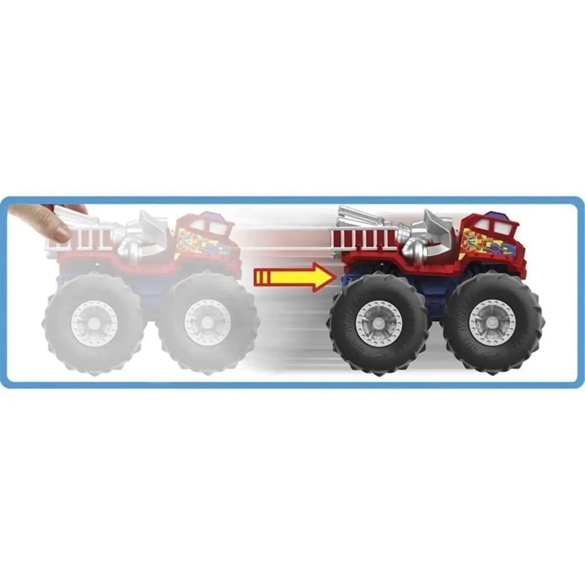 Hot Wheels Monster Trucks 1:43 Çek Bırak Arabalar