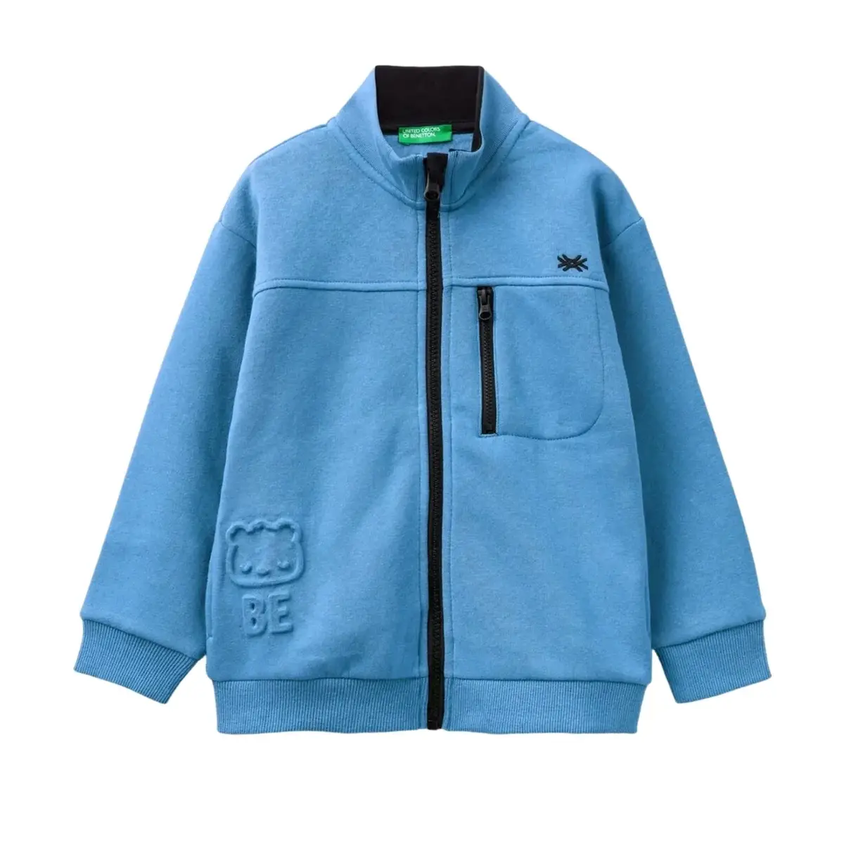 Benetton Sweatshirt Cepli Mavi Benetton Sweatshirt Cepli Mavi