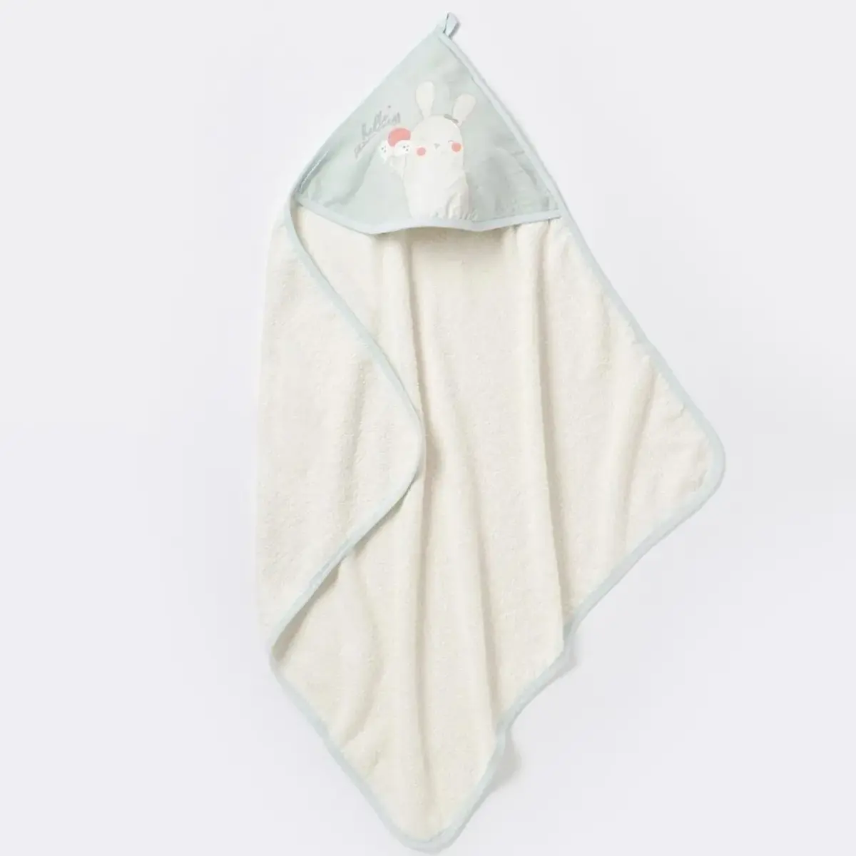 Bibaby Organik Havlu Pretty Ears Bunny Ekru