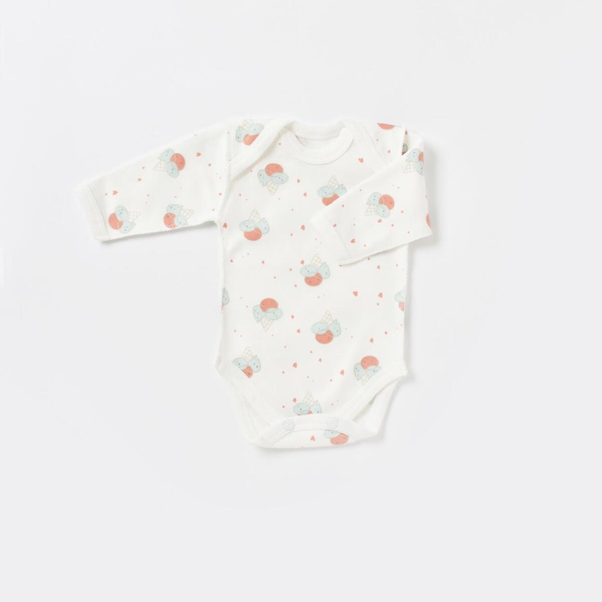Bibaby Organik Zıbın Takımı Pretty Ears Bunny Prematüre Mint - Ekru