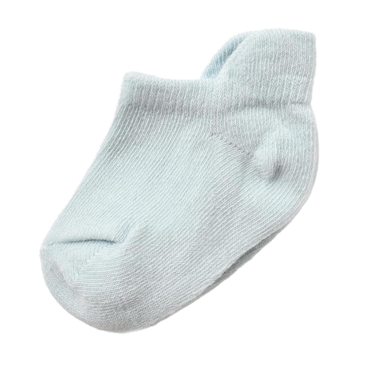 Bibaby Organik Çorap Soket Basic Sneaskers Mavi