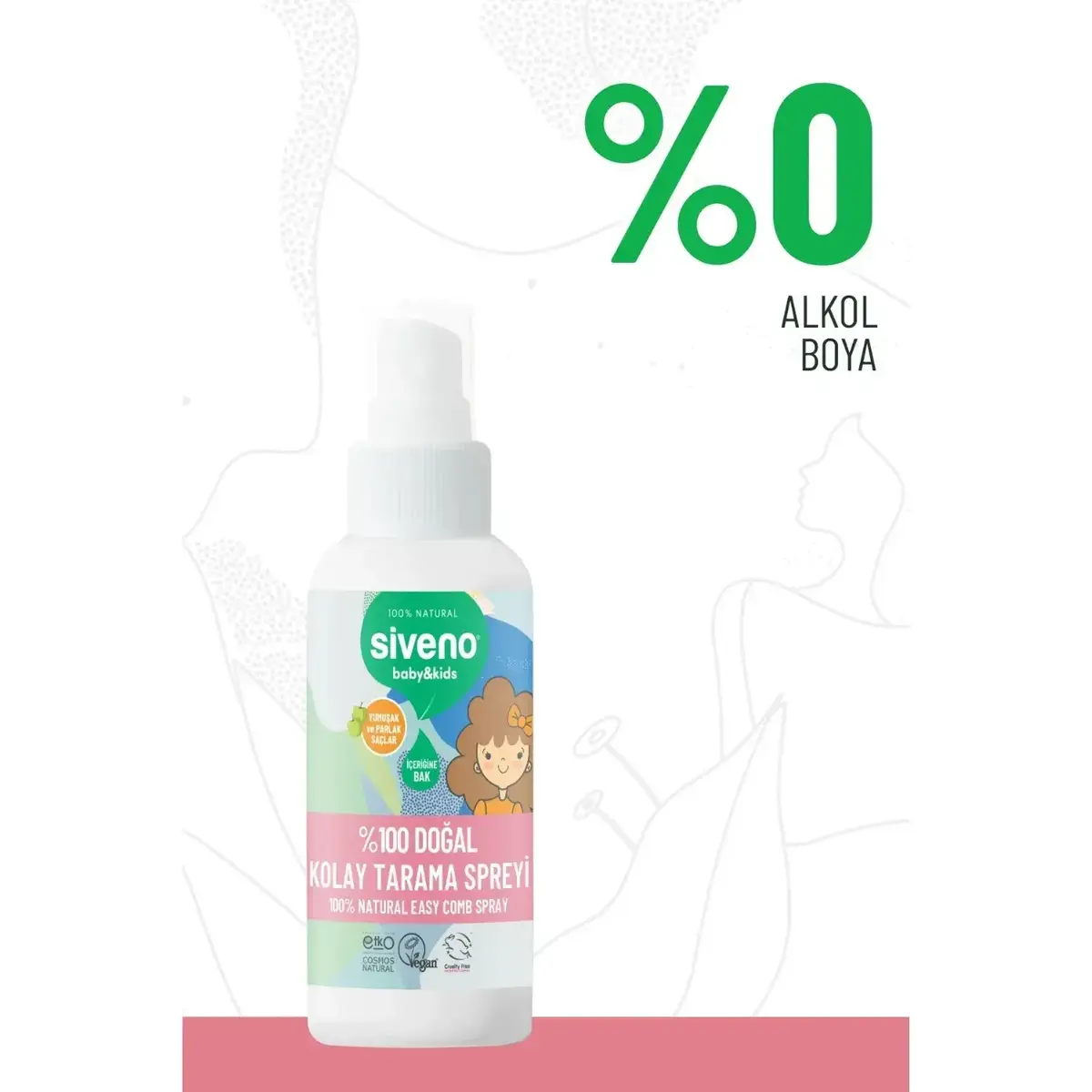 Siveno %100 Doğal Bebek Kolay Tarama Spreyi 100ml