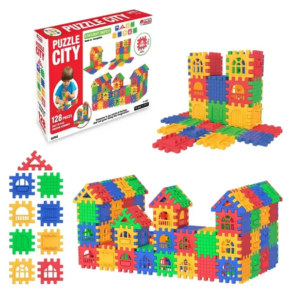 Dede Puzzle Cıty 128 Parça