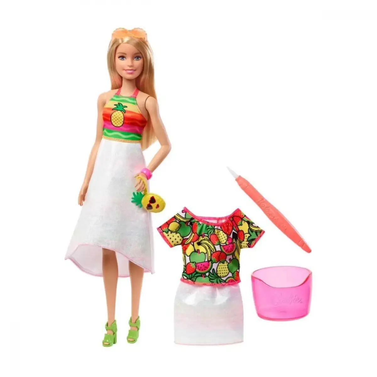 Barbie Crayola Mevyeli Tasarım Bebeği