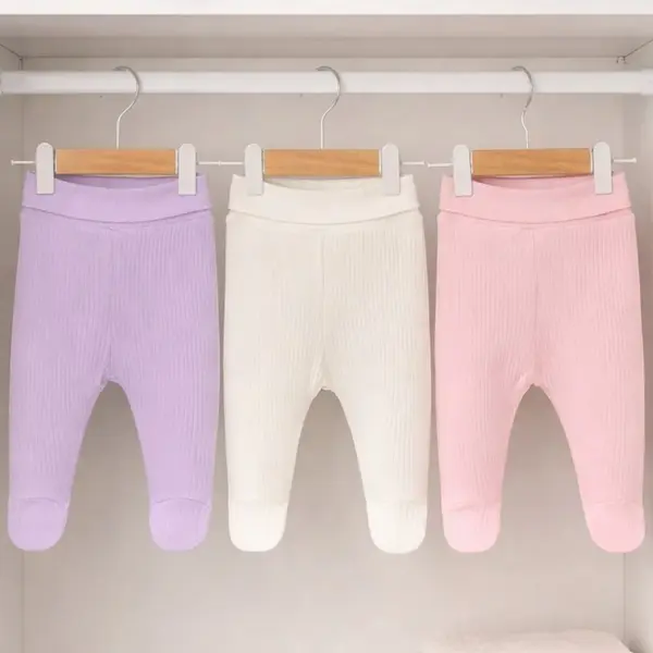 Angeltouch Pantolon Patikli Raporlu  3'lü Set Kız Bebek 6-9 Ay