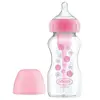 Dr Browns Options+ Geniş Ağız PP Desenli Biberon 270 ml Pembe