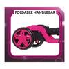 Cool Wheels Tulpar Işıklı Katlanır Scooter Pembe