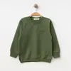Winimo Sweatshirt Parçalı Basic Haki