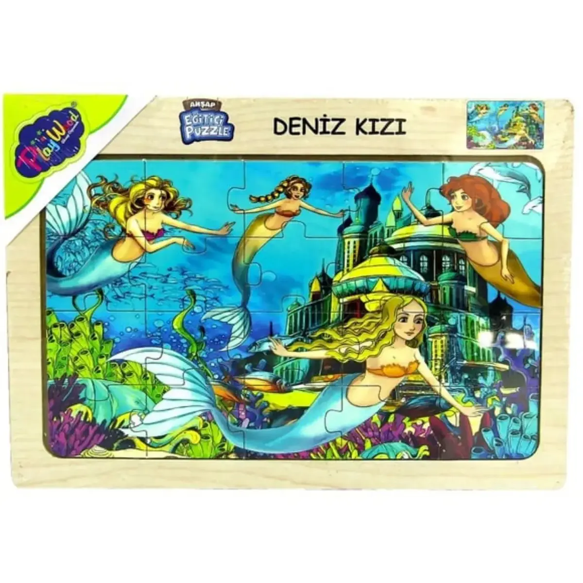 Play Woodl Eğitici Puzzle Denizkızı