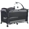 Prego 8040 Miami Premium Anne Yanı Oyun Parkı 70x120 cm Gri