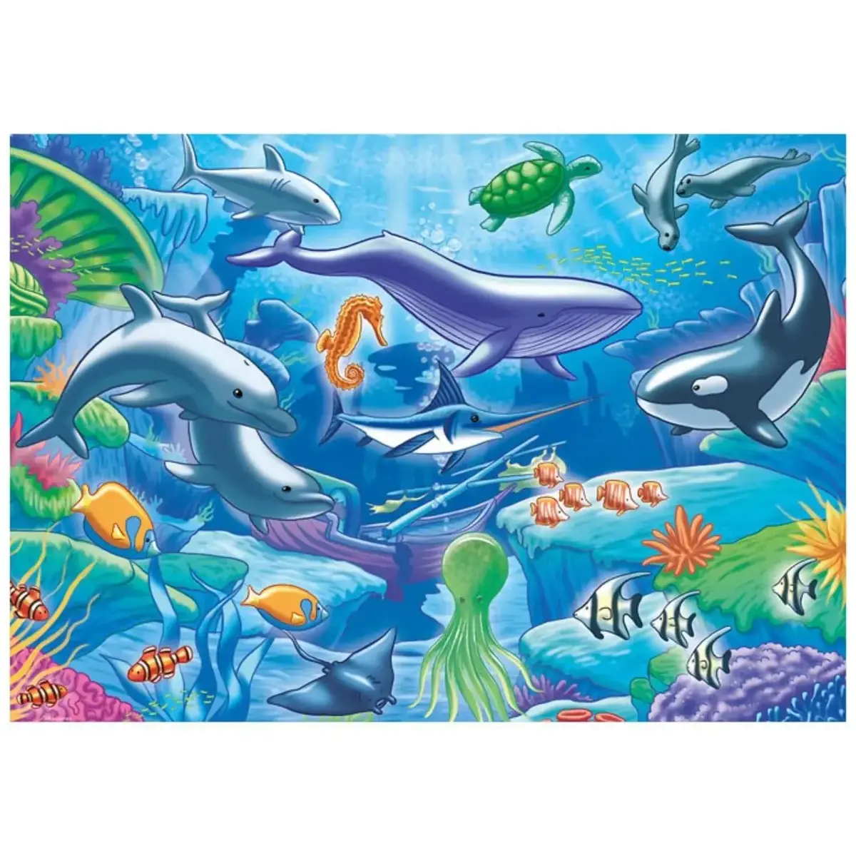 KS Games Life İn The Ocean Jumbo Puzzle 12 Parça