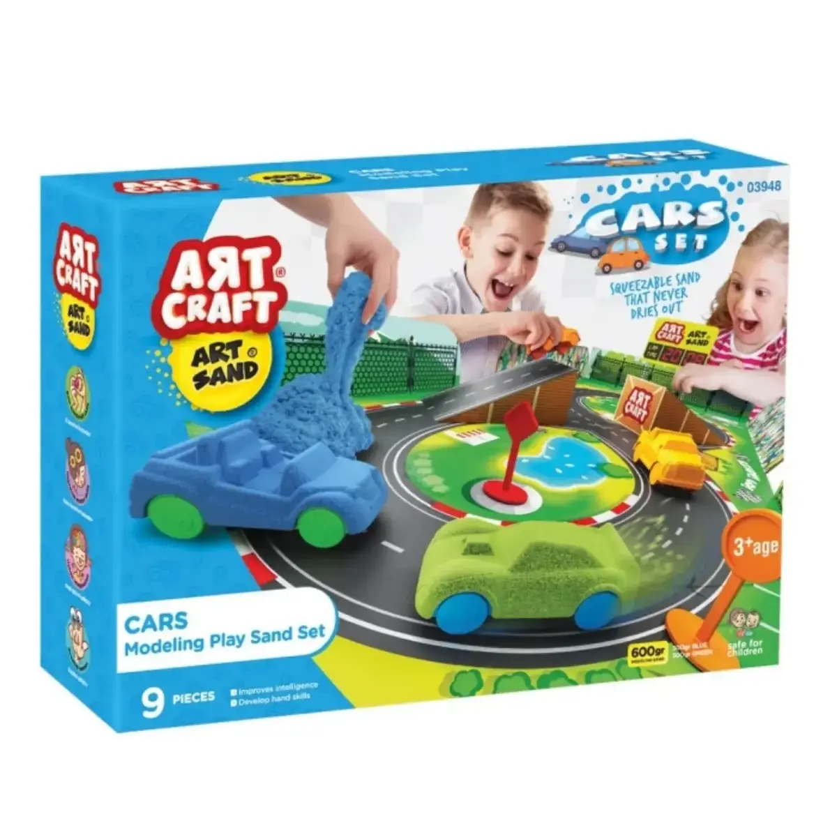 Dede Artsand Arabalar Kum Set 600 Gr