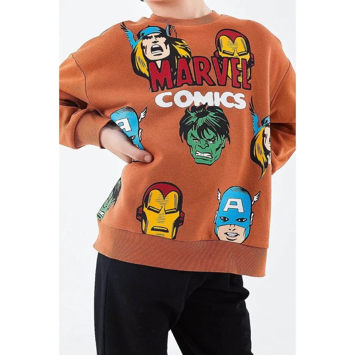 Marvel Comis Eşofman Takımı Kehribar