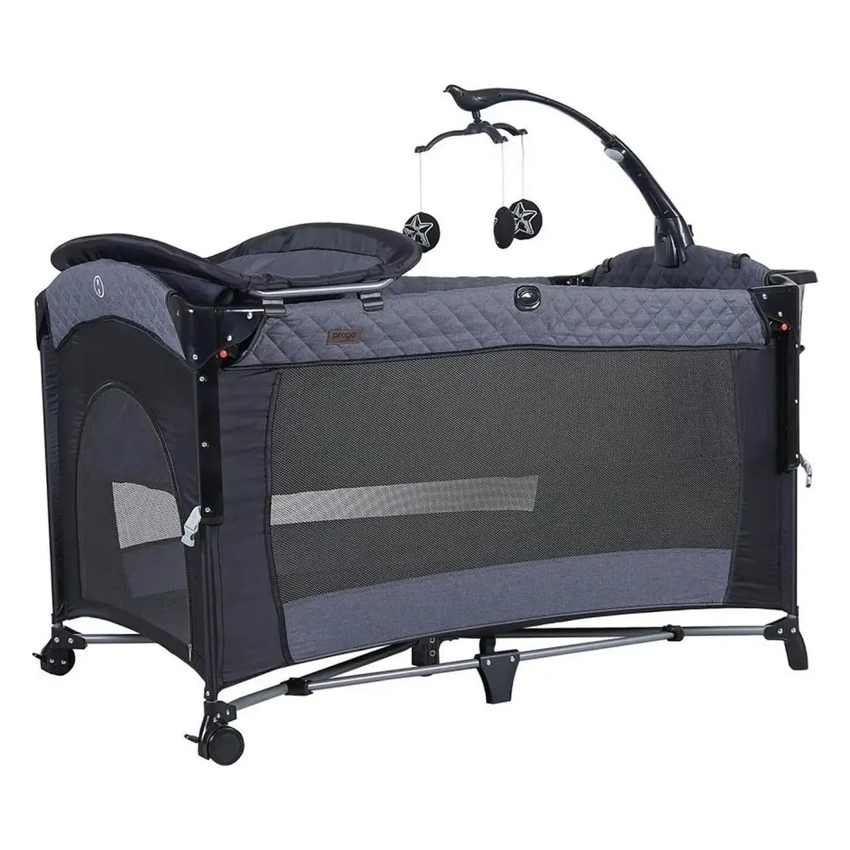 Prego 8040 Miami Premium Anne Yanı Oyun Parkı 70x120 cm Füme Prego 8040 Miami Premium Anne Yanı Oyun Parkı 70x120 cm Füme