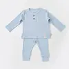 Bibaby Organik 2li Takım Soft Modal Mavi