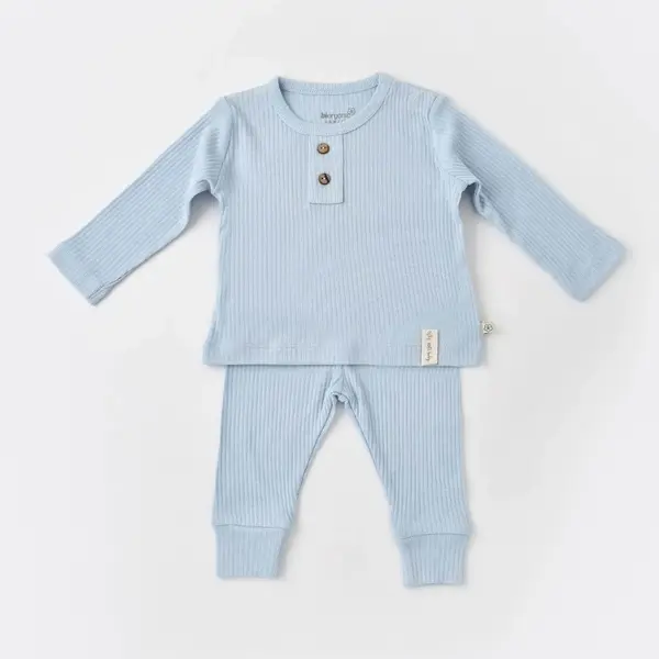 Bibaby Organik 2li Takım Soft Modal Mavi