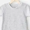 Andy Wawa T-Shirt Casual Gri Melanj