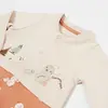 Bibaby Organik Tulum Cool Lines Bunny Bej - Hardal
