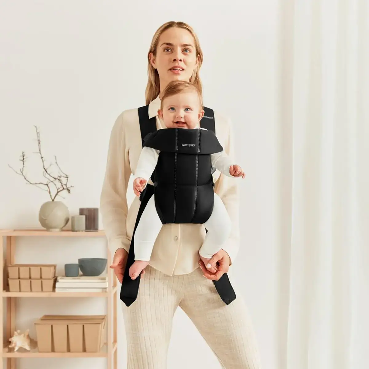 Babybjörn Kanguru Mini Woven Black