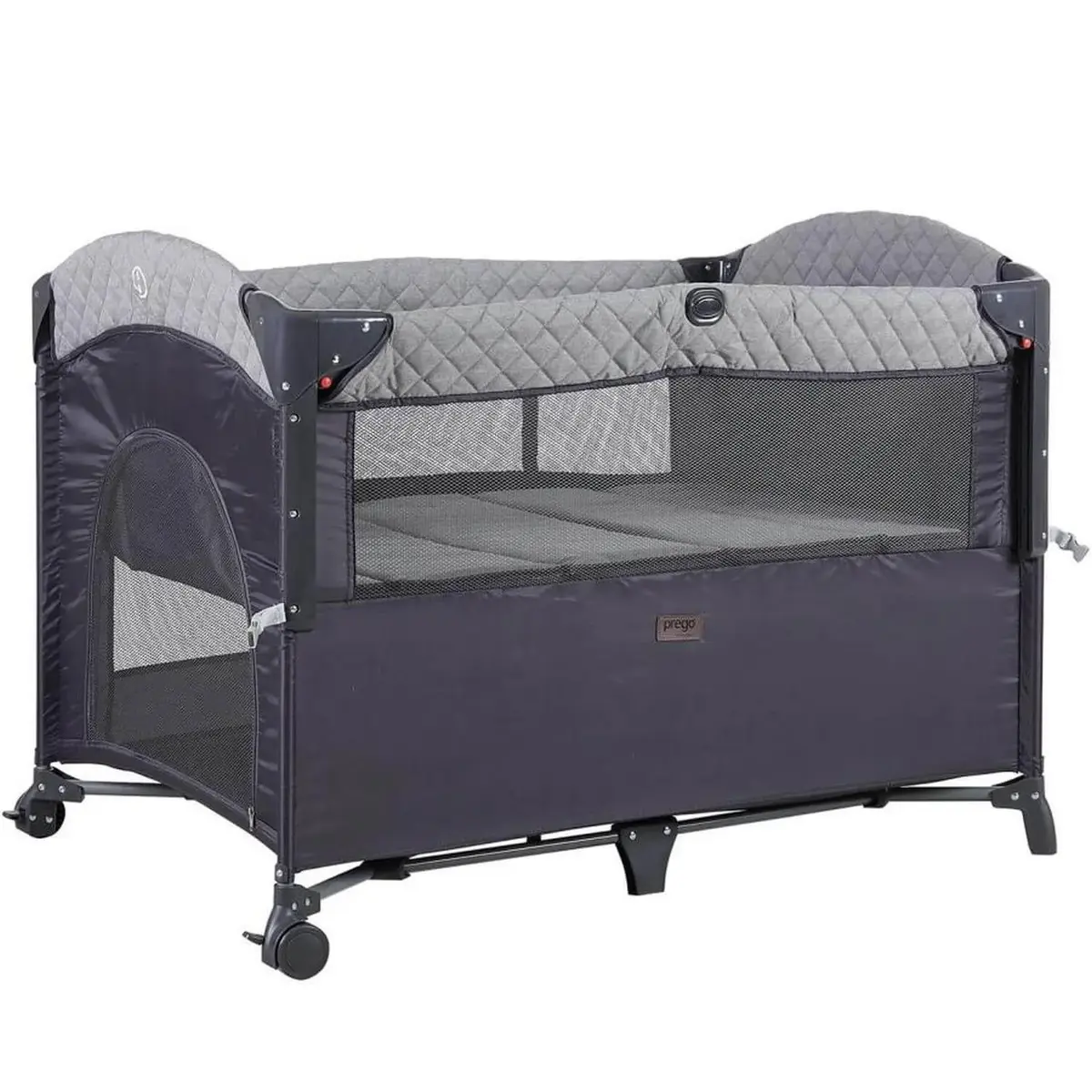 Prego 8041 Miami Basic Anne Yanı Oyun Parkıı 70x110 cm Gri