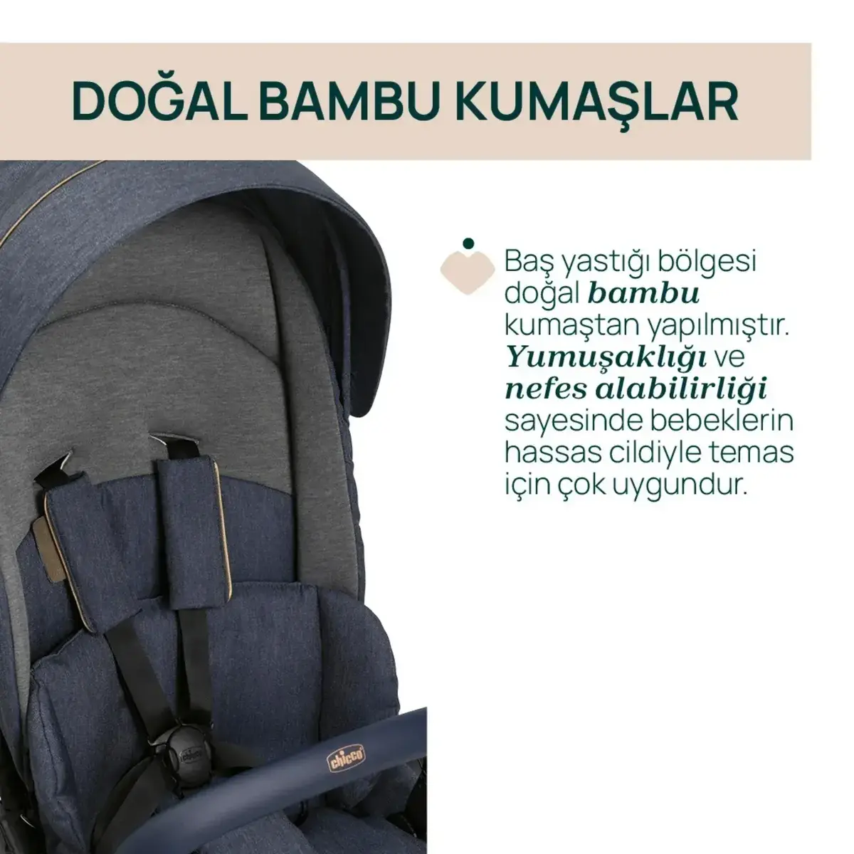Chicco One4Ever Lounge Travel Sistem Bebek Arabası Denim Shine