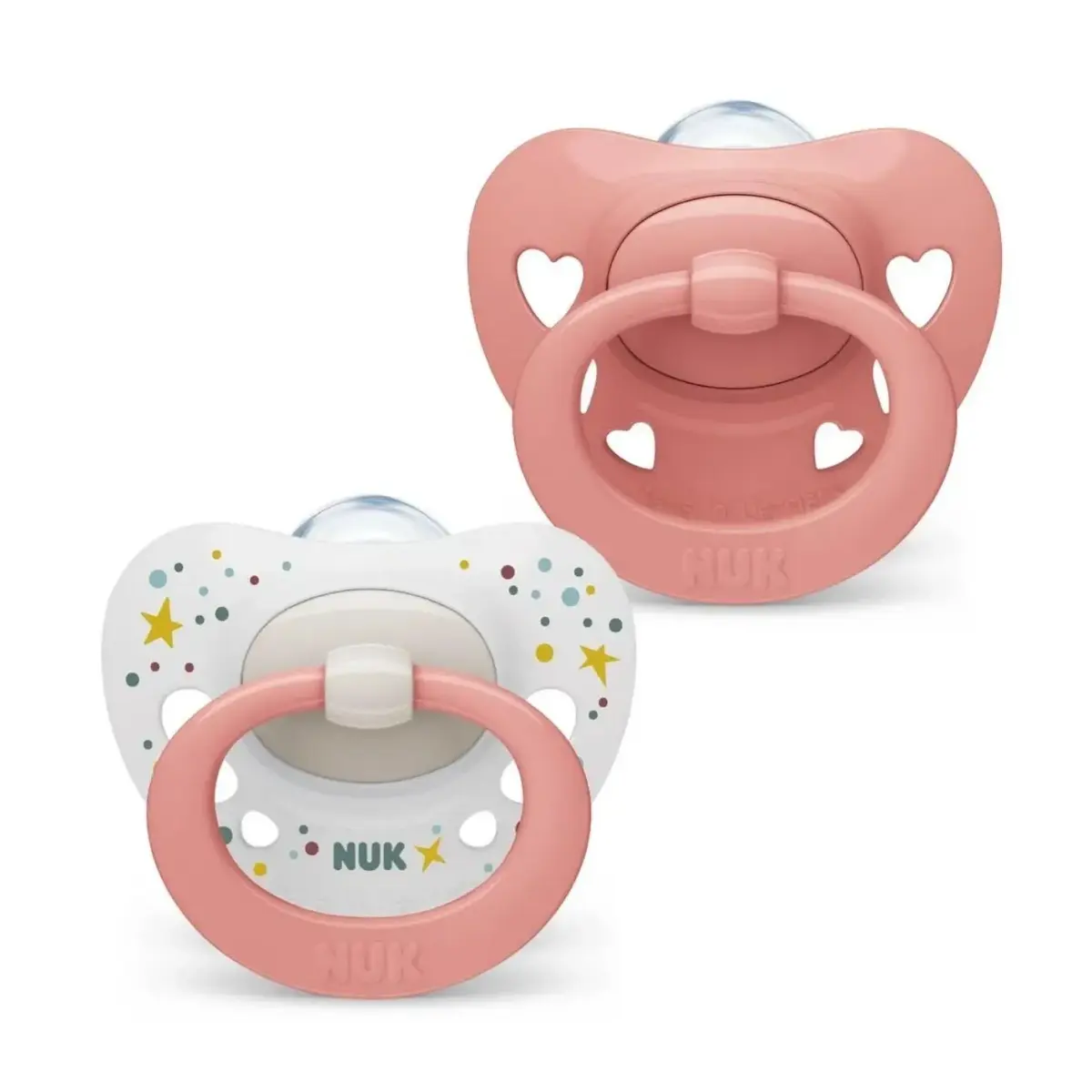 Nuk Signature Silikon Emzik 2li 0-6 Ay Kız Nuk Signature Silikon Emzik 2li 0-6 Ay Kız