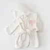 Bibaby Bornoz Takımı Princess Elephant Ekru - Pembe
