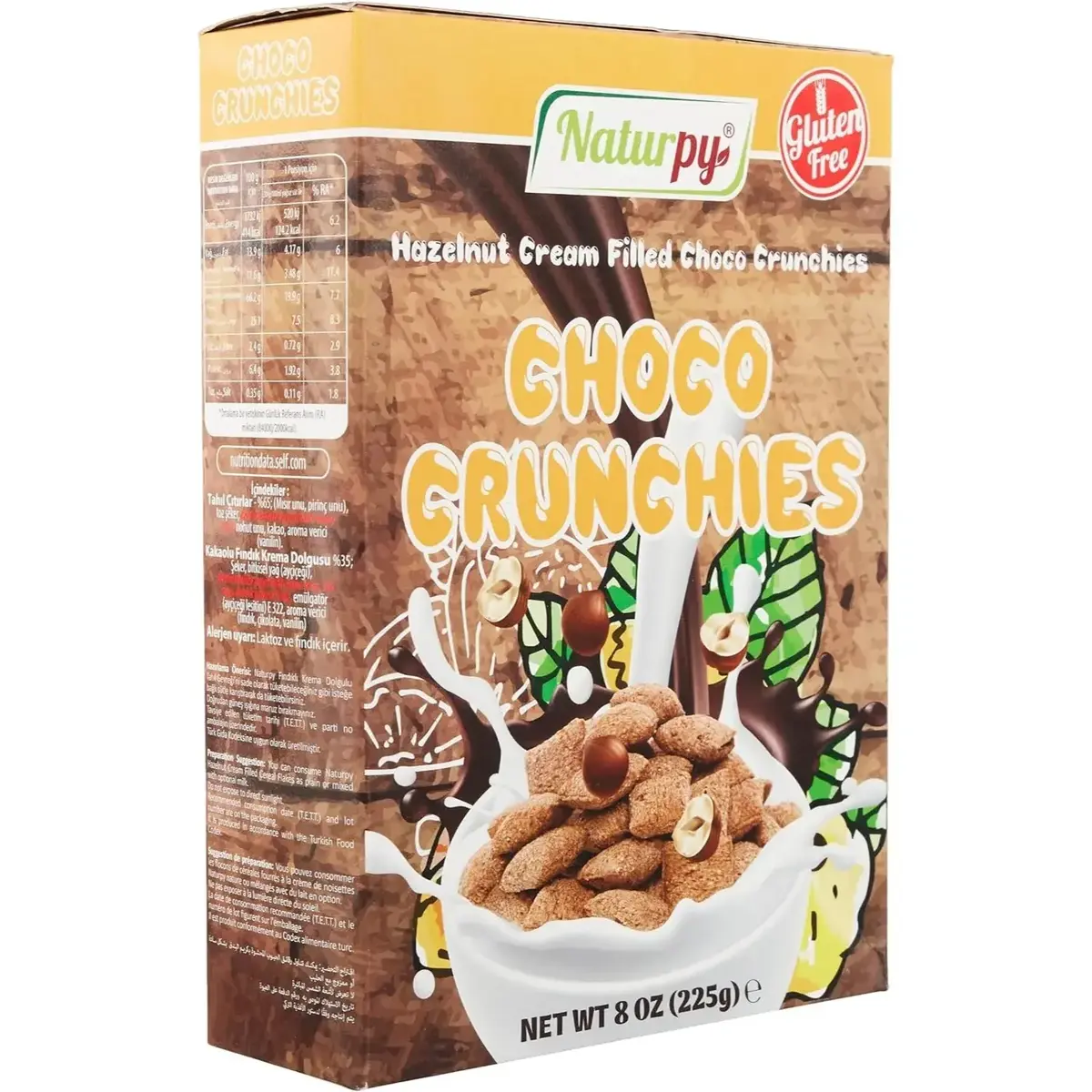 Naturpy Glutensiz Fındıklı Krema Dolgulu Gevrek 225 gr