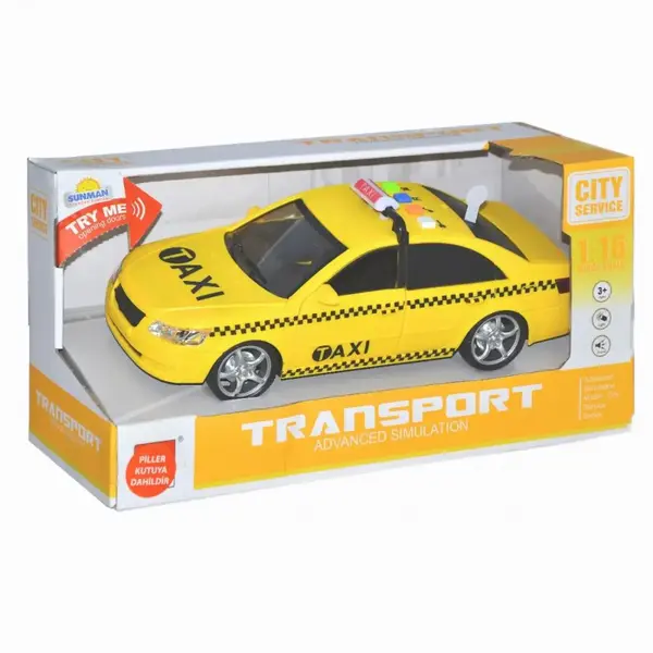 Taksi Sesli Işıklı 1/16