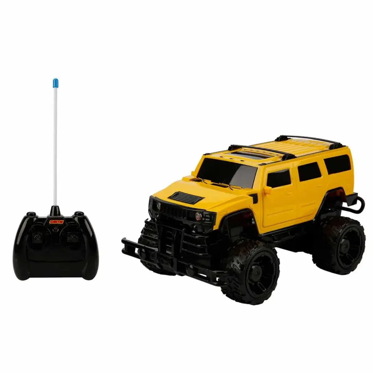 Uzaktan Kumandalı Büyük Tekerlekli Hummer Şarjlı Araba 1/14