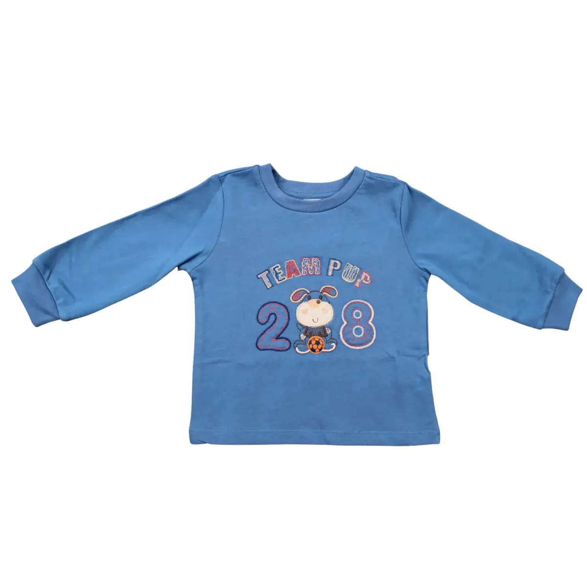 Mini Damla Sweatshirt Köpek Mavi Mini Damla Sweatshirt Köpek Mavi