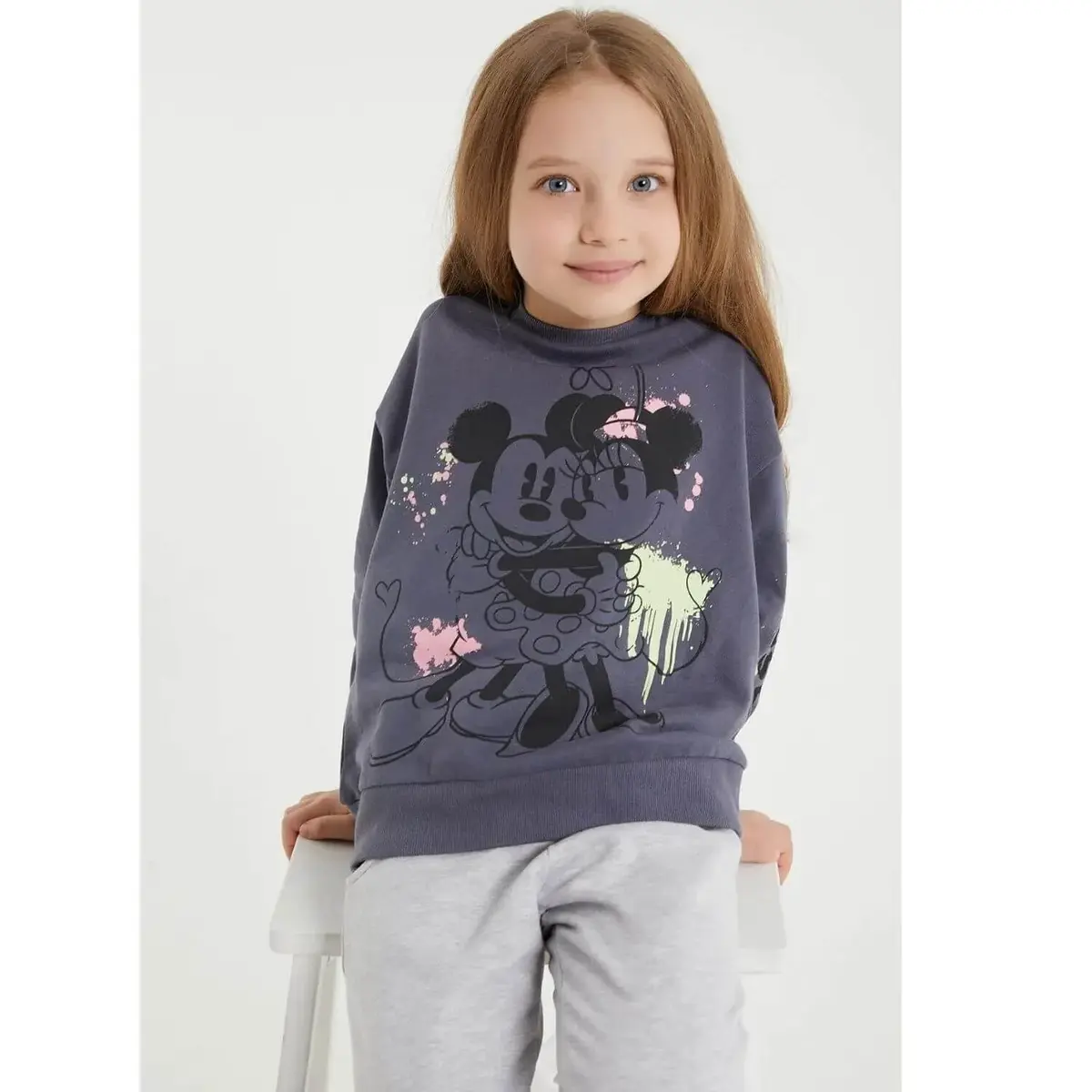 Minnie Mouse Eşofman Takımı Antrasit