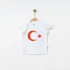 Winimo T-Shirt Ay Yıldız Baskılı Beyaz