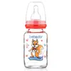 Bebedor Silikon Emzikli Desenli Cam Biberon 125 ml 0+ Ay