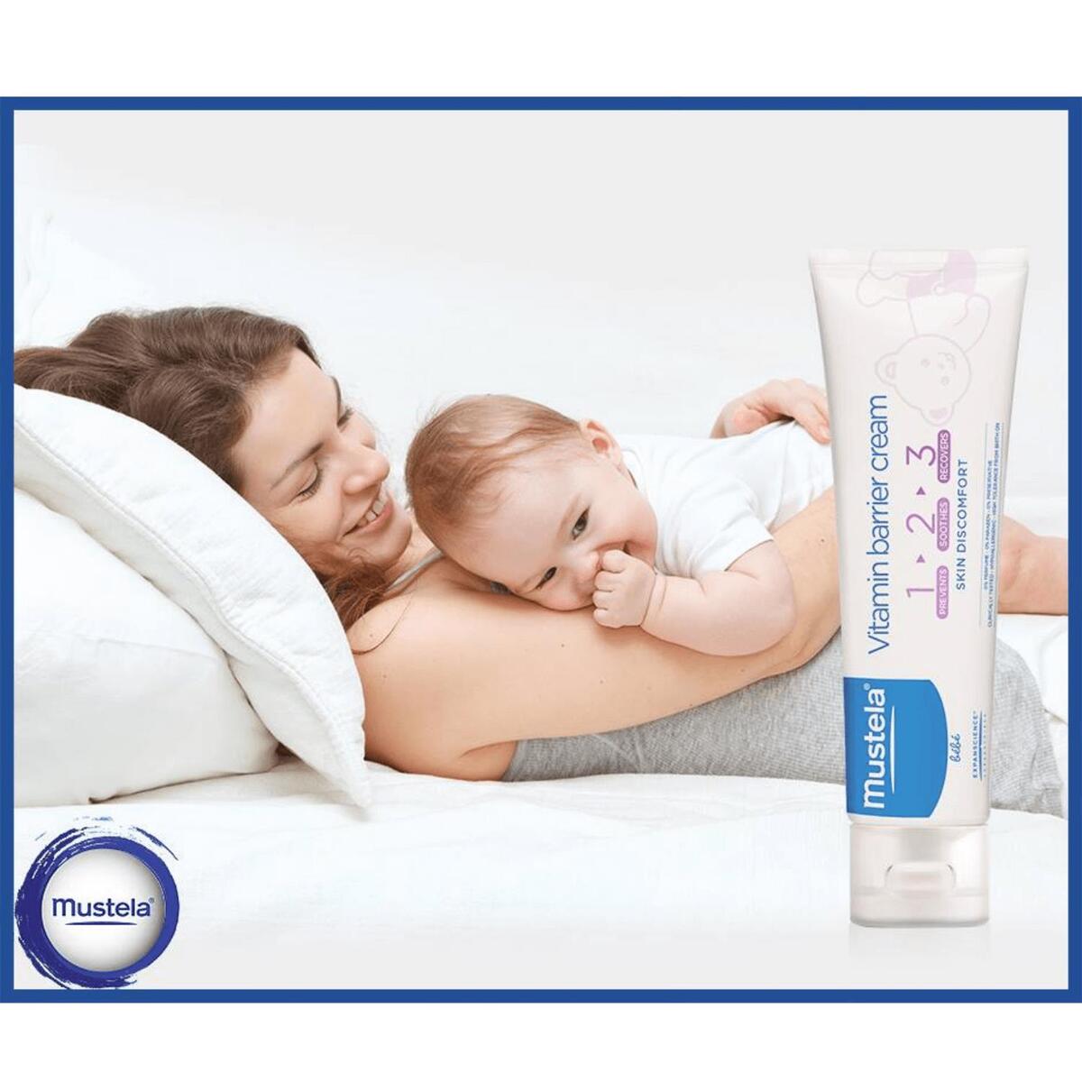 Mustela Vitamin Bariyer 1-2-3 Bebek Pişik Kremi 50 ml x 3 Adet