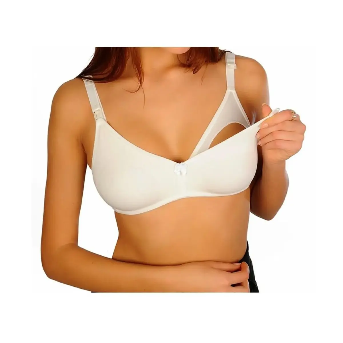 SafeMom Klasik Emzirme Sütyeni Krem SafeMom Klasik Emzirme Sütyeni Krem