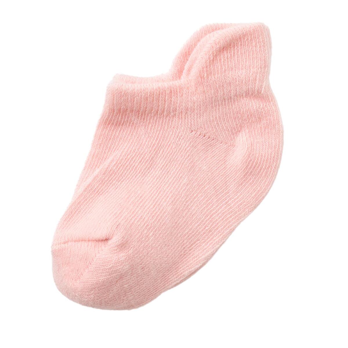 Bibaby Organik Çorap Soket Basic Sneaskers Pembe