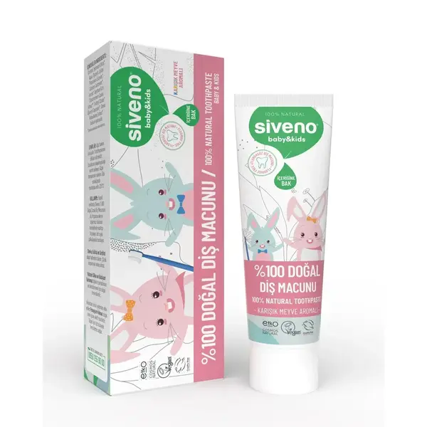 Siveno Doğal Diş Macunu Baby&Kids 50ml 