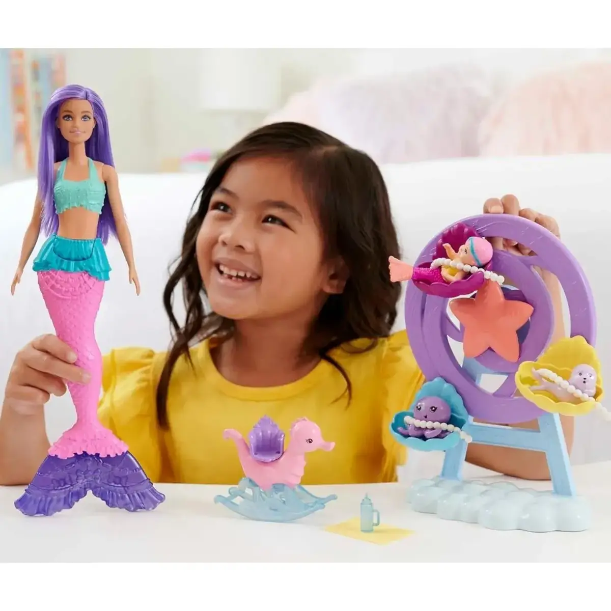 Barbie Dreamtopia Deniz Kızı Bebek ve Çocuk Oyun Alanı
