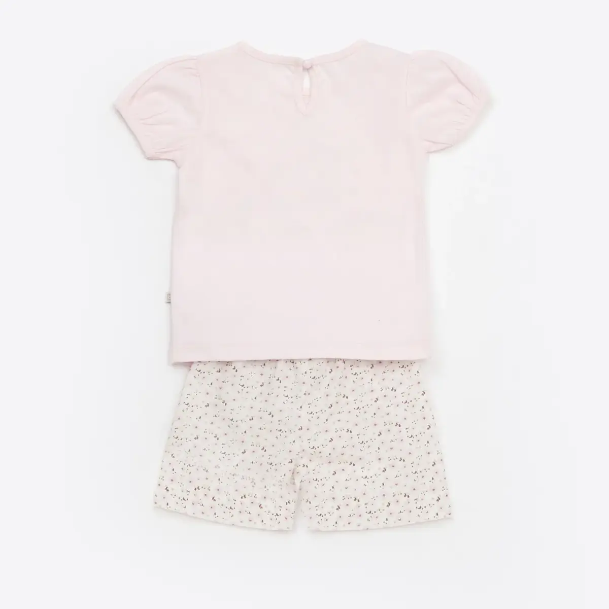 Bibaby 2li Takım Şortlu Cute Elephant Pembe