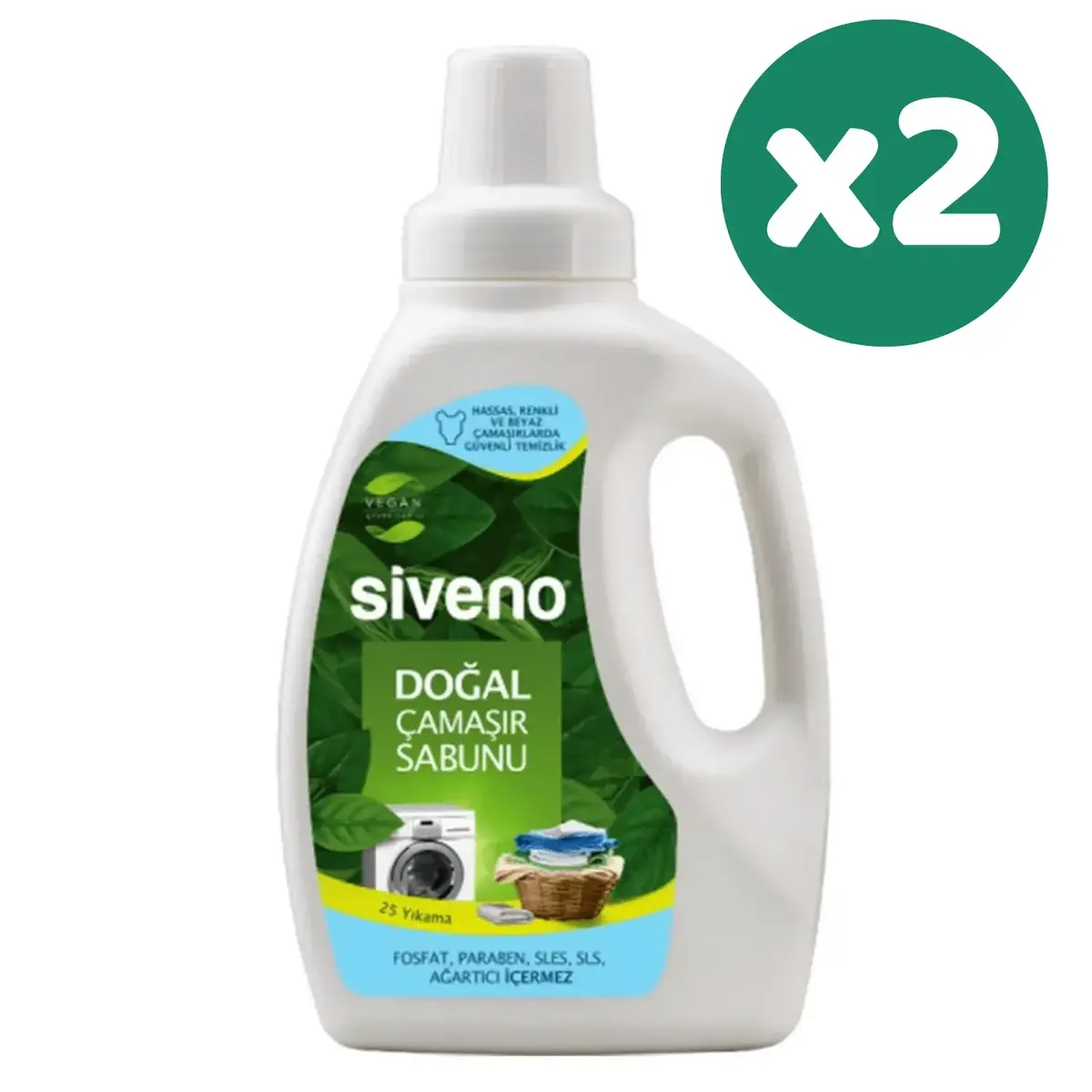 Siveno Doğal Çamaşır Sabunu 750 ml x2
