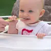 Chicco Yumuşak Silikon Kaşık 6+ Ay Kırmızı