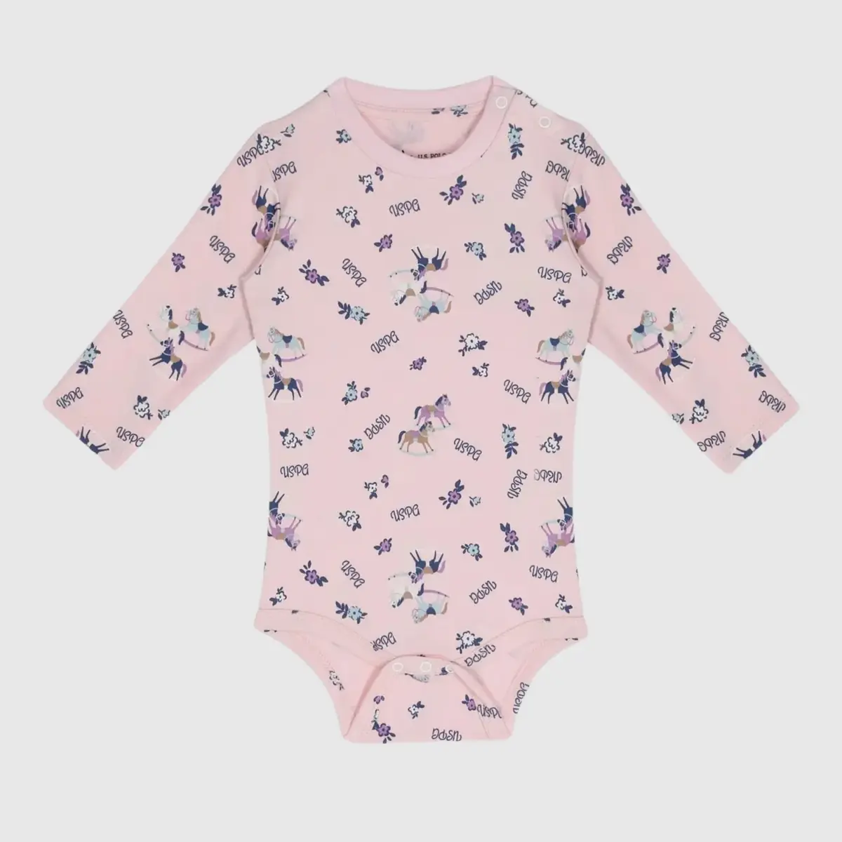 U.S. Polo Body Uzun Kol Toz Somon