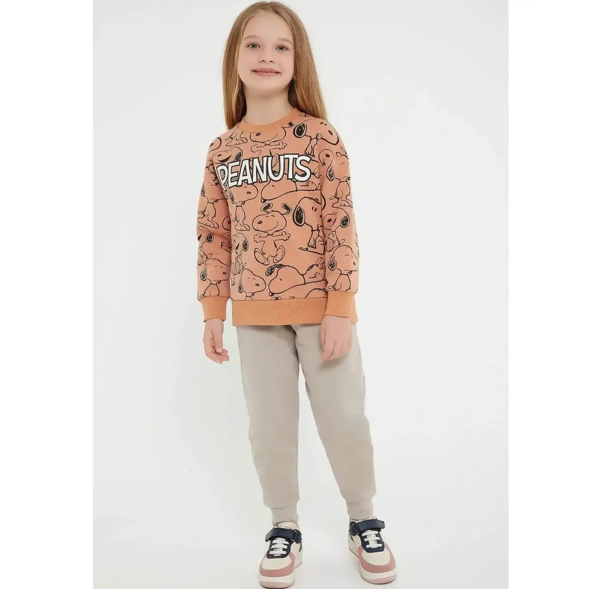 Snoopy Eşofman Takımı Karamel