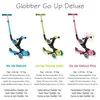 Globber Go Up Deluxe Işıklı Scooter Yeşil