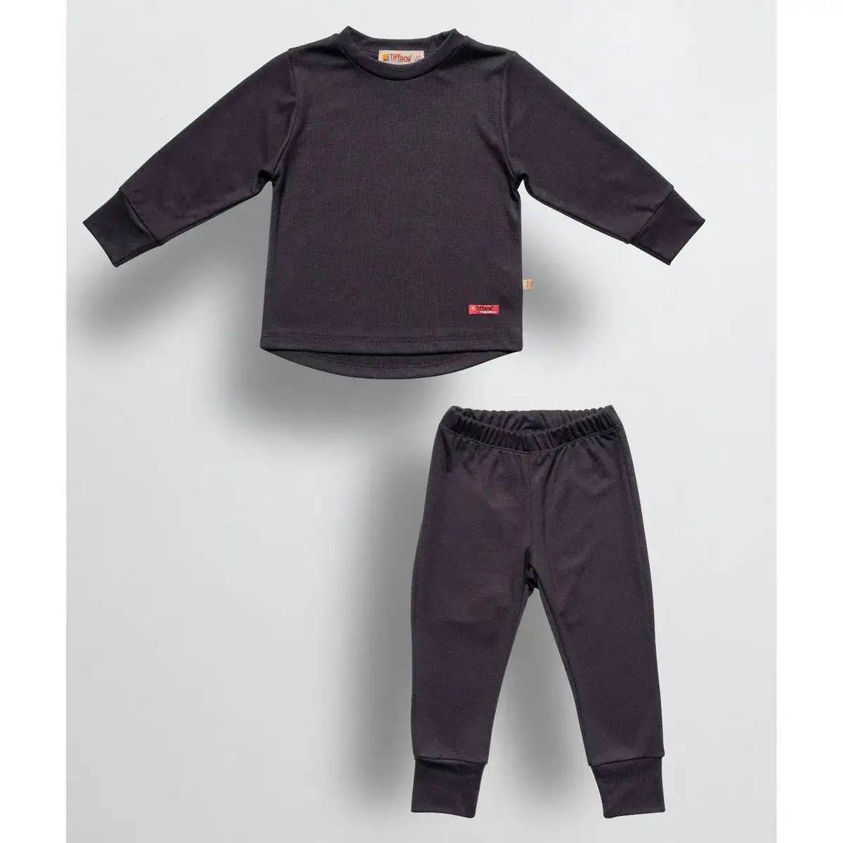 Tiffany Termal Pijama Takımı Füme
