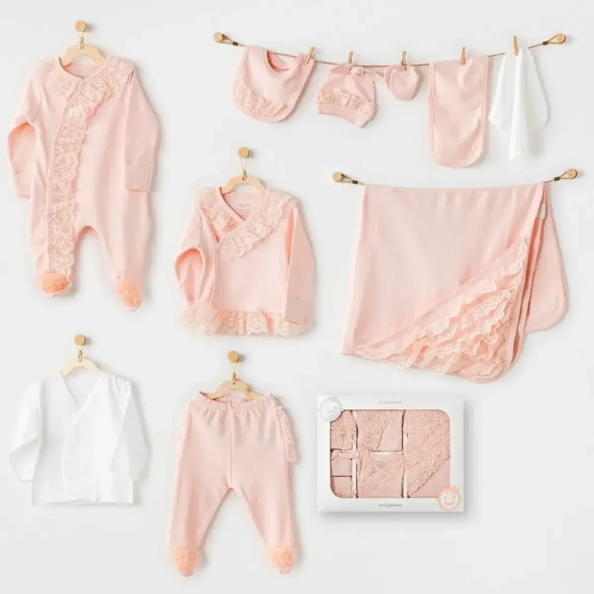 Andy Wawa Hastane Çıkışı 10lu Little Chic Girl Somon Andy Wawa Hastane Çıkışı 10lu Little Chic Girl Somon