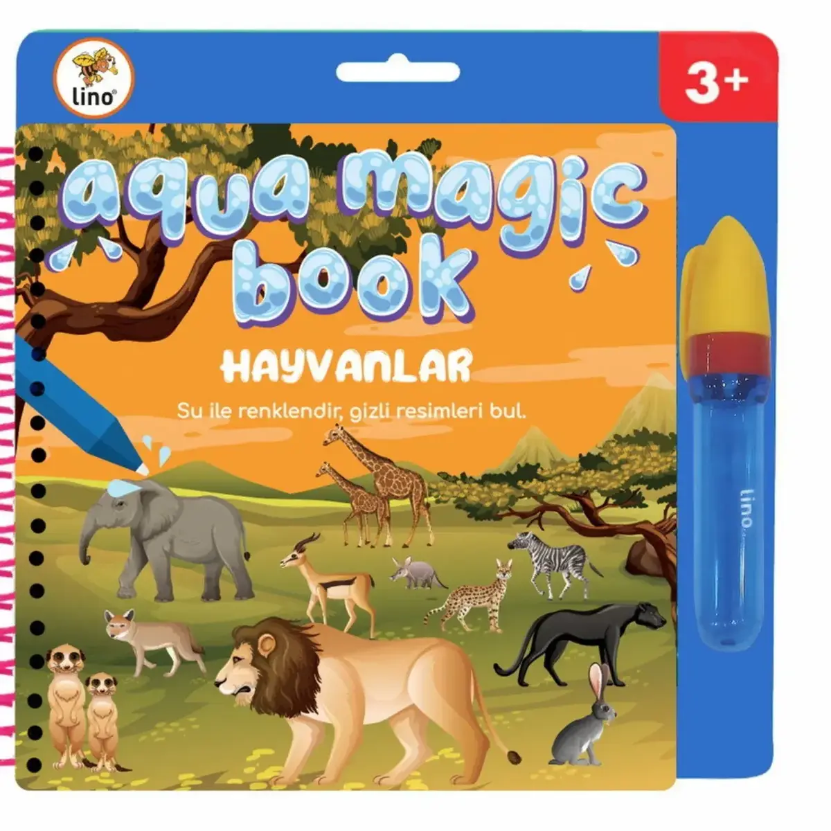 Lino Aqua Sihirli Boyama Kitabı Hayvanlar